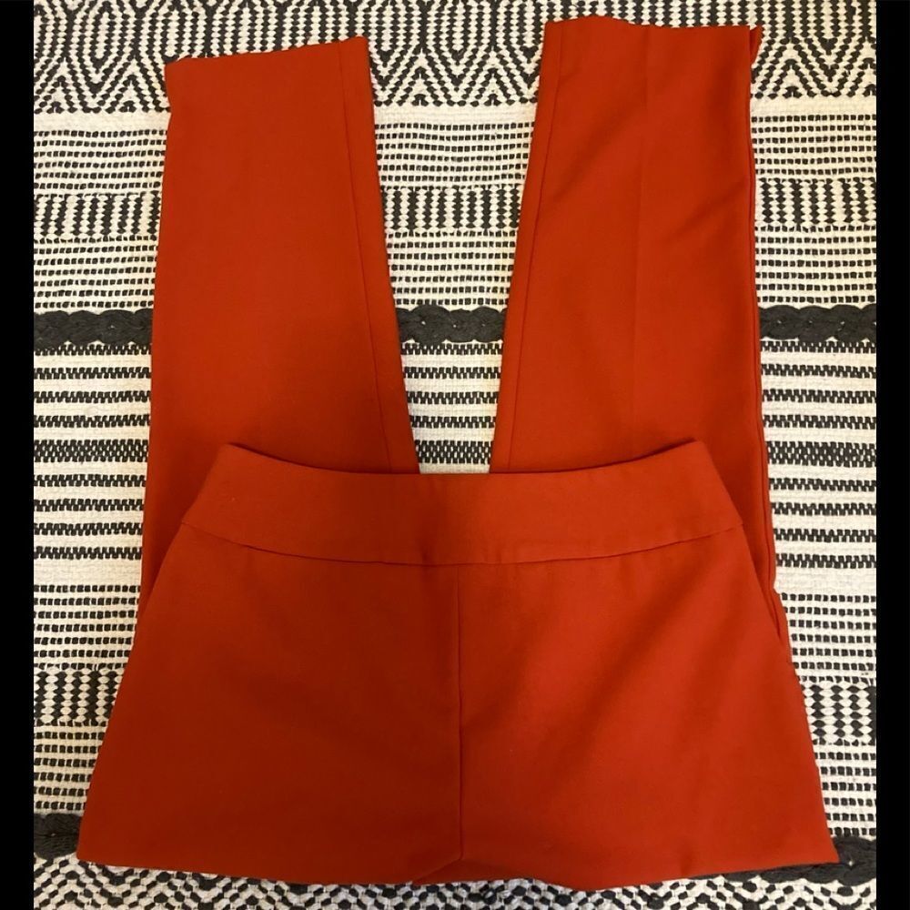 Talbots  orange ankle pants - Picture 4 of 8